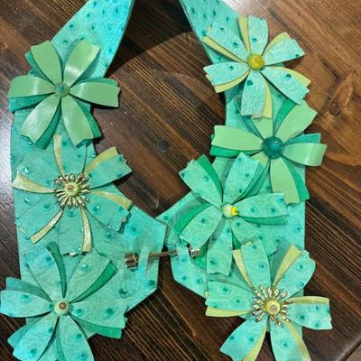 Sale Photo Thumbnail #179: $95 Jahde green flower collar 