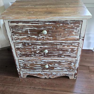Sale Photo Thumbnail #79: $275 Four Hands 3 drawer chest 30"H 28"W 20"depth