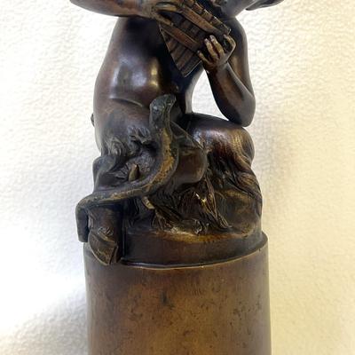 Wiedemann Brass Satyr W/ Panpipes