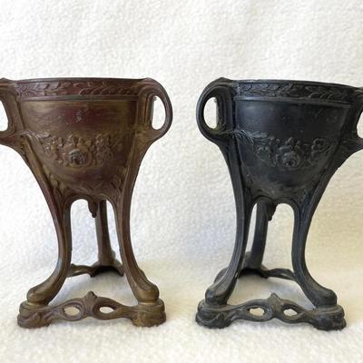 Art Nouveau Tripod Insense Holder 2pc