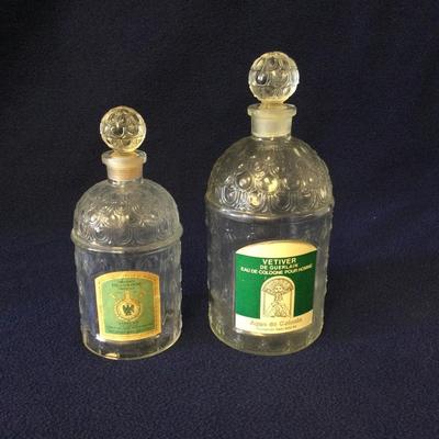 Guerlain Cologne / Fragrance Bottles 2 Pc.