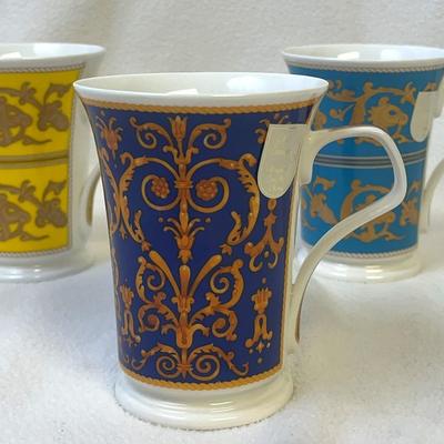 English Bone China Coffee Mugs By Cherry Denman