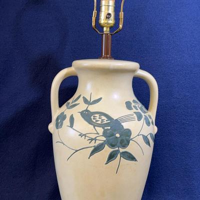 Stoneware Oversize Lamp, Vintage