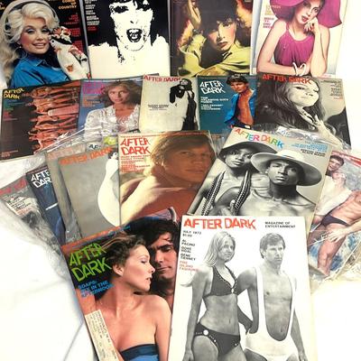 After Dark 1970s Entertainment Magazines, Music, Celebs, 26 Pcs