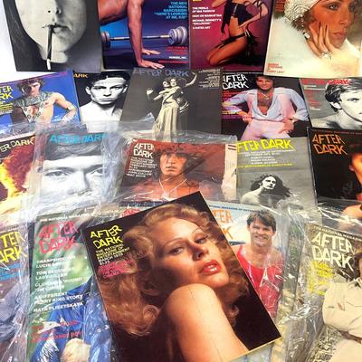After Dark 1970s Entertainment Magazines, Music, Culture, 26 Pcs