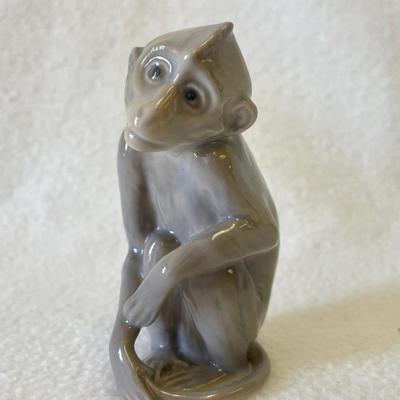 Bing And Grondahl Porcelain Monkey Figurine 