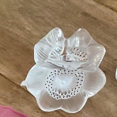 Lalique candle holder