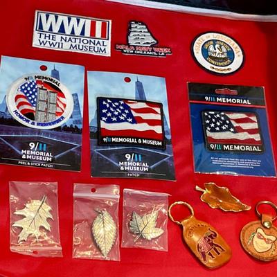 Patches, key chains