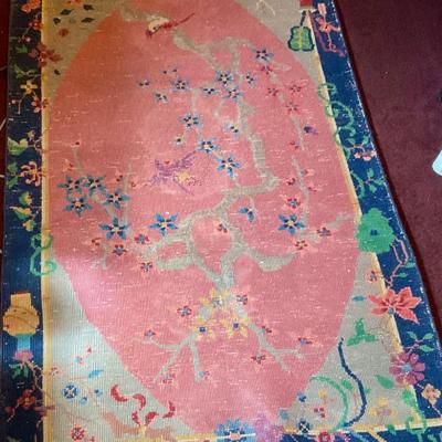 Back side of rug