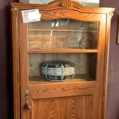 Pitch pine cupboard