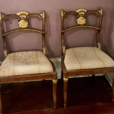 Pair of side chairs