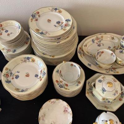 Theodore Haviland (France) Rose Spray china set
