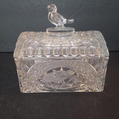 Vintage 1990s Hofbauer The Byrdes Collection Small Chest Box with Lid