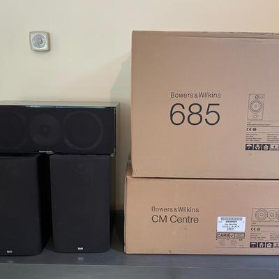 Set Of Three Working Bowers & Wilkins Speakers