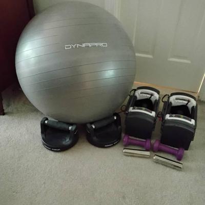 Small Lot Of Home Exercise Equipment 