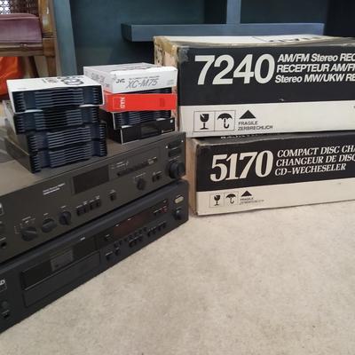 Set of two Working NAD Stereo equipment with Boxes