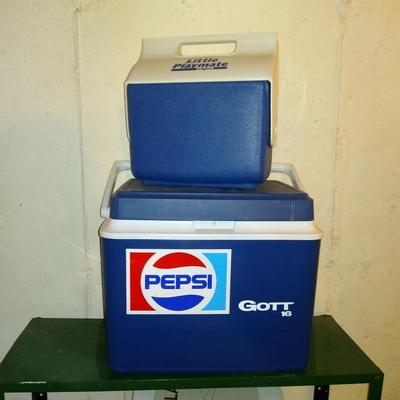 Two ice chest coolers