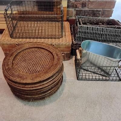 Large Lot Of Baskets 