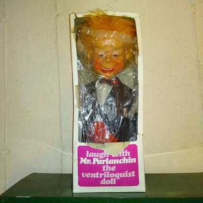 Vintage Mr. Parlanchin Ventriloquist Doll with Box