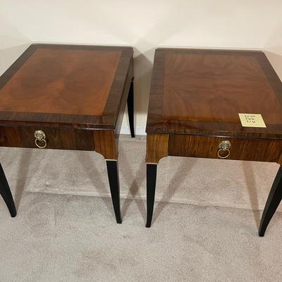 Pair Of Traditional Styled End Tables By Drexel Heritage