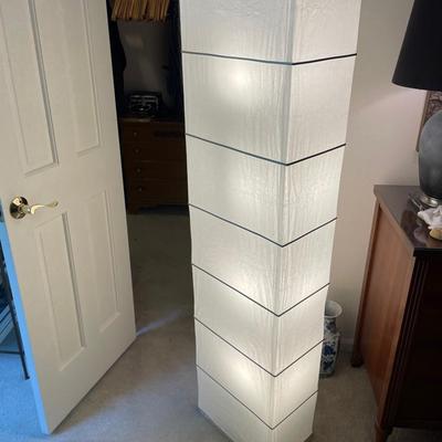 Tall IKEA Lamp With Paper Casing