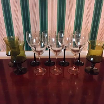 Lot Of Stemmed Glassware 