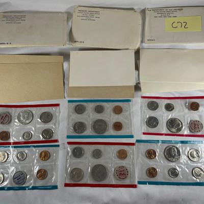 1970-1972 Uncirculated US Coins