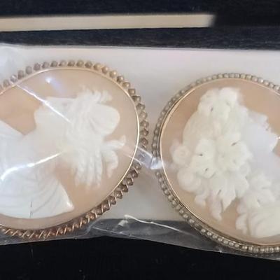 10K Gold Cameos