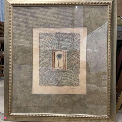Decorative Palm Tree Print 