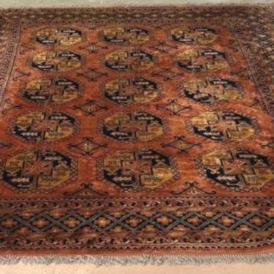 Hand Knotted Turkish Rug (Approximately 8x10 Feet)
