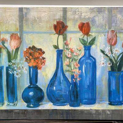 Embellished Floral Giclee Print 