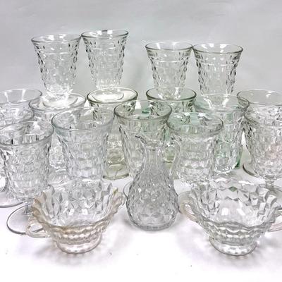 Cubist Pattern Glassware Collection 