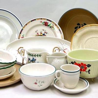 “Mikasa,” “Pfaltzgraff,” & Assorted Ceramic/Pottery Dishes