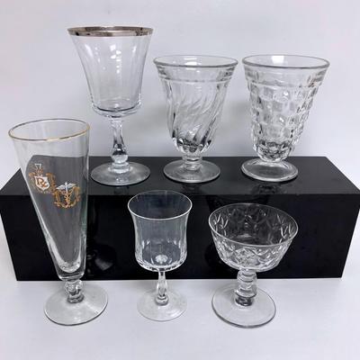 Assorted Crystal Glasses #7