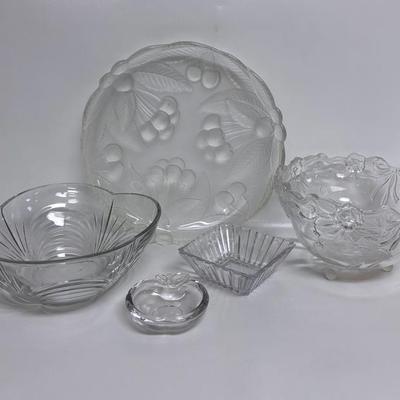 “Mikasa Walther” and Other Clear Glass Items 
