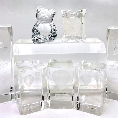 “Princess House” & 3D Glass Paperweights