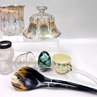“Belleek” Shamrock Teacup & More Kitchen Items
