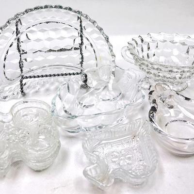 Rare “Fostoria” & Vintage Clear Glassware