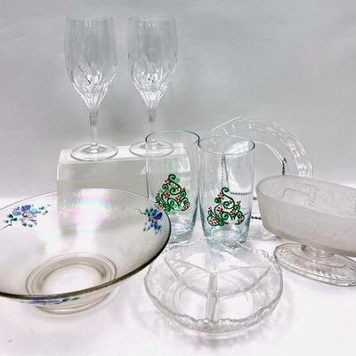EAPG “Westward Ho” Dish & More Glassware