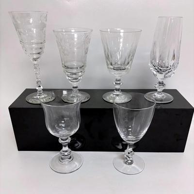 Assorted Crystal Glasses #6