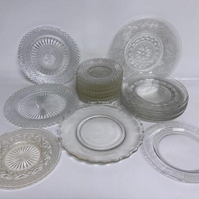 “Fostoria,” “Anchor Hocking,” “Imperial Glass,” and More Vintage Plates 