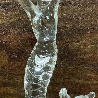 “Fostoria” Glass Mermaid 