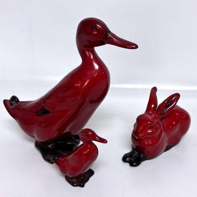 “Royal Doulton Flambé” Animals 