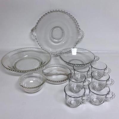 Imperial Glass Candlewick Set 