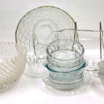 Vintage “Anchor Hocking” & Clear Glassware