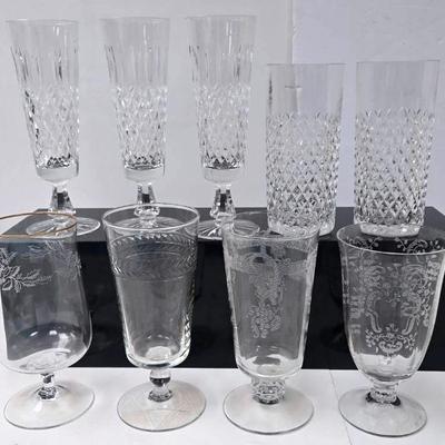 Assortment of Crystal Glasses