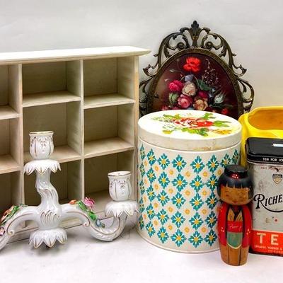 Vintage “Richelieu” Tea Canister & Kitchen Decor
