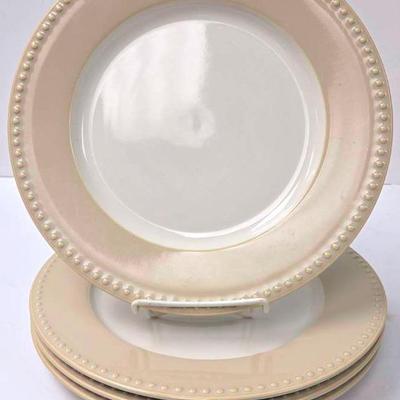 "Dansk" Reactic Khaki Dinner Plates