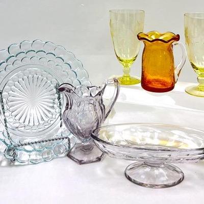 “Lancaster Glass Co.,” Depression Glass, & More