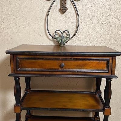 Side Table and Wall Art